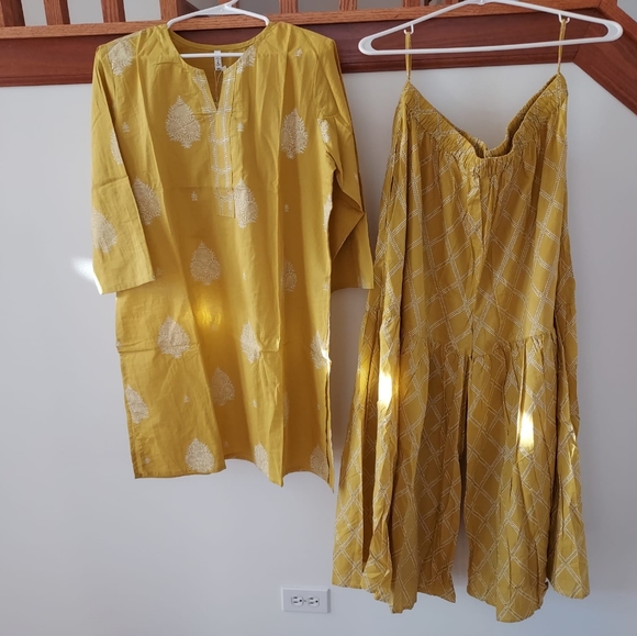 Indian kurta and plazo with dupatta - Picture 4 of 8